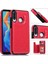 Kart Tutucu Çift Toka ile Huawei P30 Lite Pu Deri Için Cüzdan Kılıf (Yurt Dışından) 1