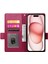 IPhone 15 Için Flip Case Günlük Kullanım Kart Yuvaları Flip Iş Cüzdan (Yurt Dışından) 5