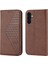 Samsung Galaxy M14 5g Için Flip Case Standı Cüzdan El Kayışı Eşkenar Dörtgen Şekli (Yurt Dışından) 1