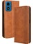 Motorola Moto G24/G24 Güç Cüzdan Manyetik Kapatma Pu Deri Kılıf (Yurt Dışından) 5