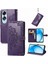 Oppo A60 4g Için Flip Case Basit Iş Zarif Desen Darbeye (Yurt Dışından) 4