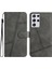 Samsung Galaxy S21 Ultra Cüzdan Pu Deri Kart Yuvaları Tutucu Için Flip Case (Yurt Dışından) 5