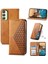 Samsung Galaxy A25 Cüzdan Standı Için Flip Case El Kayışı Eşkenar Dörtgen Şekli Kullanımı (Yurt Dışından) 1