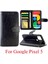 Google Piksel 5 Manyetik Kapatma Kart Tutucu Pu Deri Için Flip Case (Yurt Dışından) 5