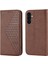 Samsung Galaxy A24 4g Eşkenar Dörtgen Şekli Günlük Kullanım El Kayışı Için Flip Case (Yurt Dışından) 1