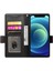 IPhone 12 Mini Flip Iş Günlük Kullanım Cüzdan Kart Yuvaları Için Flip Case (Yurt Dışından) 5