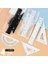 Metal Cetvel Seti 15 Cetvel Seti Dört Parçalı Set (Yurt Dışından) 2