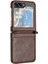 Samsung Galaxy Z Flip6 Manyetik Kapatma Bilek Kayışı Pu Kart Için Flip Case (Yurt Dışından) 2