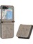 Samsung Galaxy Z Flip6 Manyetik Kapatma Bilek Kayışı Pu Kart Için Flip Case (Yurt Dışından) 1