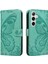 Samsung Galaxy S24 Artı Yüksek Kaliteli Deri ile Kabartmalı Flip Case (Yurt Dışından) 4