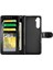 Realme 6 Kickstand Pu Deri Darbeye Dayanıklı Manyetik Kapatma Için Flip Case (Yurt Dışından) 2