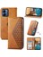 Motorola Moto G34 Günlük Kullanım Için Flip Case Cüzdan El Kayışı Standı Eşkenar Dörtgen (Yurt Dışından) 1