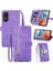 Zte A34 Cüzdan Flip Fermuar Tarzı Çoklu Kart Yuvası Çok Renkli Flip Case (Yurt Dışından) 1