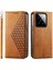 Xiaomi 14 Günlük Kullanım Için Flip Case Eşkenar Dörtgen Şekli El Kayışı Standı Cüzdan (Yurt Dışından) 1