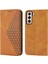 Samsung Galaxy S21 Günlük Kullanım Için Flip Case Cüzdan Standı El Kayışı Eşkenar Dörtgen (Yurt Dışından) 1