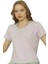 Kadın % 100 Pamuklu Kumaş Kısa Kollu Şortlu Pijama Takımı 2