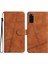 Samsung Galaxy S20 Bilek Kayışı Için Flip Case Kart Yuvaları Tutucu Manyetik Pu (Yurt Dışından) 1