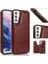 Samsung Galaxy S21 Çift Manyetik Toka Kickstand ile Cüzdan Kılıf (Yurt Dışından) 1