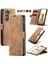 Samsung Galaxy Z Için Flip Case Fold 6 5g Kılıf Kart Yuvası Kickstand Manyetik (Yurt Dışından) 1
