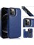 IPhone 12 Için Cüzdan Durumda Pro Max Çift Manyetik Toka Kart Yuvaları Pu (Yurt Dışından) 4