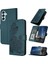 Samsung Galaxy M15 Flip Folio Kitap Için Flip Case Kart Yuvası Standı ile Pu (Yurt Dışından) 1