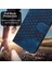 Realme C63 Geometrik Desen Flip Iş Manyetik Kart Pu Için Flip Case (Yurt Dışından) 5