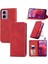 Motorola Moto G24 Flip Kapak Cüzdan Için Flip Case Basit Iş Deri (Yurt Dışından) 5