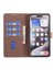 IPhone 12 Için Flip Case Kart Yuvaları Tutucu Flip Folio Darbeye Tpu Iç (Yurt Dışından) 5