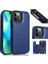 Kart Tutucu ile IPhone 14 Pro Max Pu Deri Kickstand Için Cüzdan Kılıf (Yurt Dışından) 1