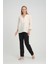 Alexandergardı V Polo Yaka Ince Keten Oversize Bluz (B24-002) 2