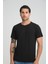 Bisiklet Yaka Fitilli Regular Fit T-Shirt (E24-083 00) 4
