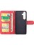 Samsung Galaxy S24 Için Filp Durumda Tam Koruma Kartı Tutucu Kickstand Pu (Yurt Dışından) 5