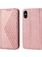 IPhone Xs Max Günlük Kullanım Için Flip Case Standı Eşkenar Dörtgen Şekli Cüzdan El Kayışı (Yurt Dışından) 1