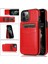 IPhone 12 Pro Max Kart Tutucu Premium Deri Manyetik ile Uyumlu (Yurt Dışından) 5