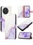 Tecno Spark 20 Pro Artı Kickstand Cüzdan Mermer Desen Pu Deri Için Kılıf (Yurt Dışından) 1