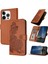 IPhone 16 Için Flip Case Pro Max Kickstand Koruyucu Pu Deri Manyetik (Yurt Dışından) 1