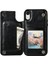 Kart Tutucu ile IPhone Xr Pu Deri Kickstand Kart Yuvaları Için Cüzdan Kılıf (Yurt Dışından) 5