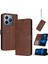 Kart Yuvası Saf Renk Kickstand ile Realme C61 Pu Deri Için Flip Case (Yurt Dışından) 1