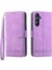 Samsung Galaxy M54 Kart Yuvaları Manyetik Kapatma Bileklik Için Flip Case (Yurt Dışından) 1