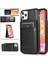 IPhone 11 Pro Max Kart Tutucu Kılıf Cüzdan Manyetik Toka ile Uyumlu (Yurt Dışından) 1