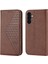 Samsung Galaxy A54 5g Eşkenar Dörtgen Şekli Günlük Kullanım El Kayışı Için Flip Case (Yurt Dışından) 1
