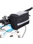 Siyah Stil Saddle Bag Su Geçirmez Bisiklet Ön Direksiyon Depolama Çantası Bisiklet Pervane Tüpü Bisiklet Çantası Bisiklet Aksesuarları Bicicleta (Yurt Dışından) 3