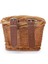 21X16X16CM-BL Tarzı Çocuk Bisikleti ve Scooter Sepeti - 2 Deri Askı, Çıkarılabilir Hasır D-Şekilli El Yapımı Depolama Sepeti (Yurt Dışından) 3