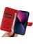 Kredi Kartı Yuvası ile IPhone 14 Için Flip Case Ayrılabilir El Kayışı Yüksek (Yurt Dışından) 3