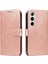 Samsung Galaxy S24 Artı Yüksek Kaliteli Deri ile Kabartmalı Flip Case (Yurt Dışından) 1