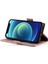 IPhone 12 Mini Flip Iş Günlük Kullanım Cüzdan Kart Yuvaları Için Flip Case (Yurt Dışından) 5