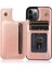 IPhone 12 Için Cüzdan Durumda Pro Max Çift Manyetik Toka Kart Yuvaları Pu (Yurt Dışından) 2