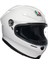 K6 S Mono White Kapalı Kask 1