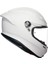 K6 S Mono White Kapalı Kask 3