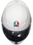 K6 S Mono White Kapalı Kask 4